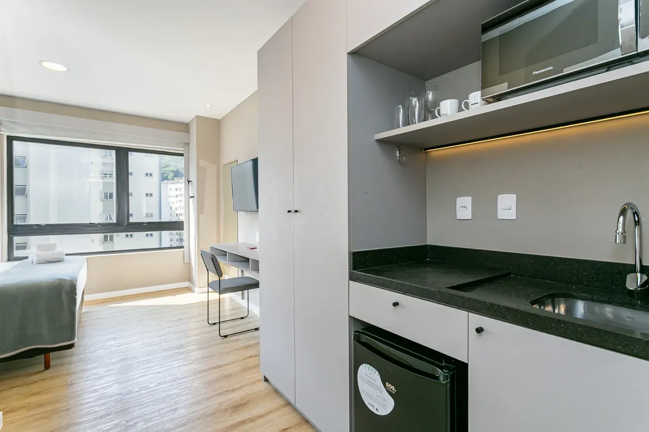 Apartamento mobiliado de 20 m² com 1 dormitório e jardim — photo 8