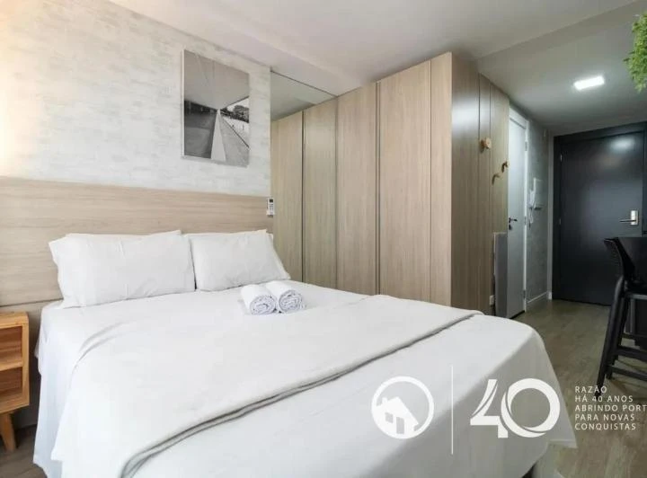 Estúdio mobiliado de 26 m² com 1 quarto sem vaga — photo 2