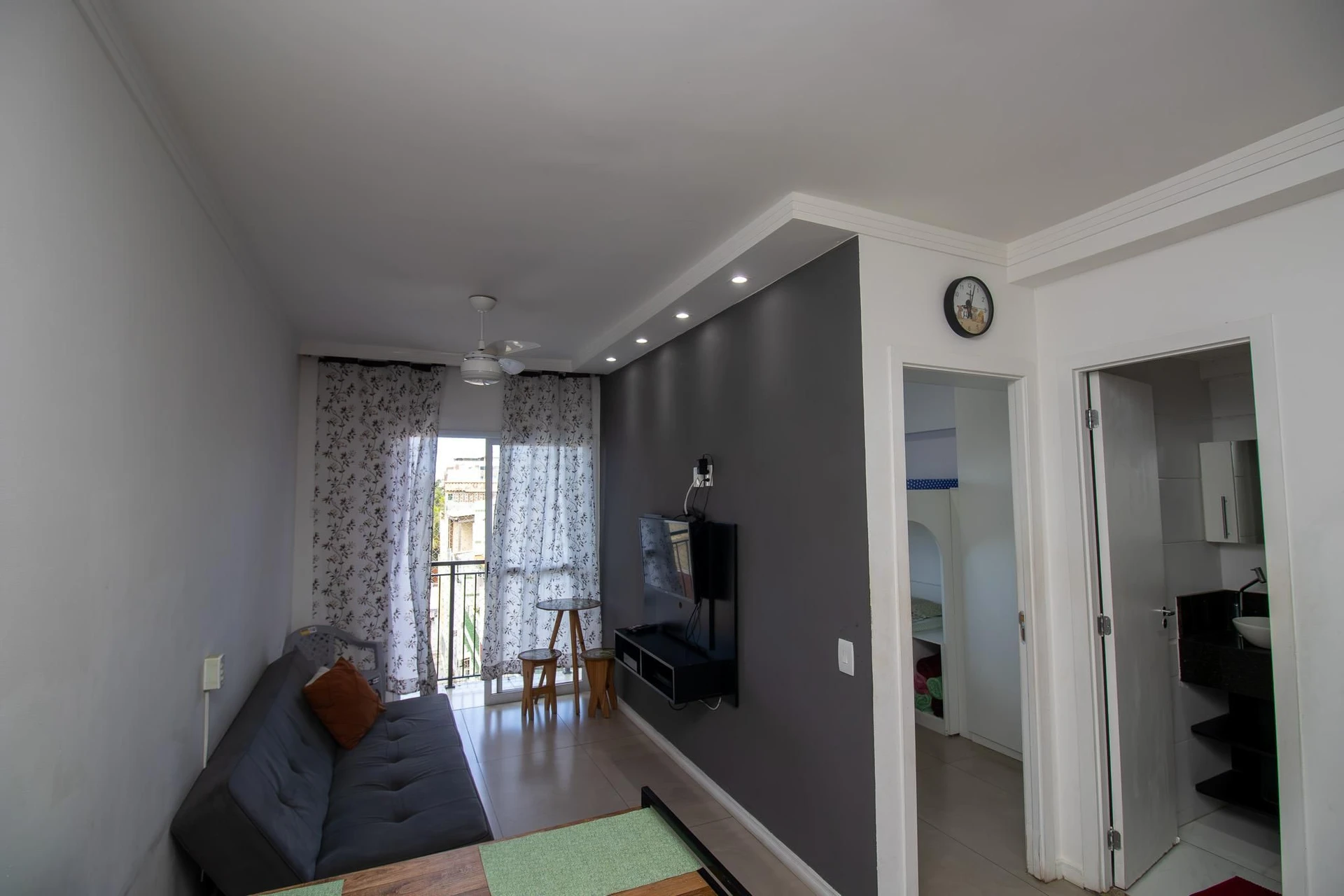 Furnished apartment, 40 m², with a washing machine