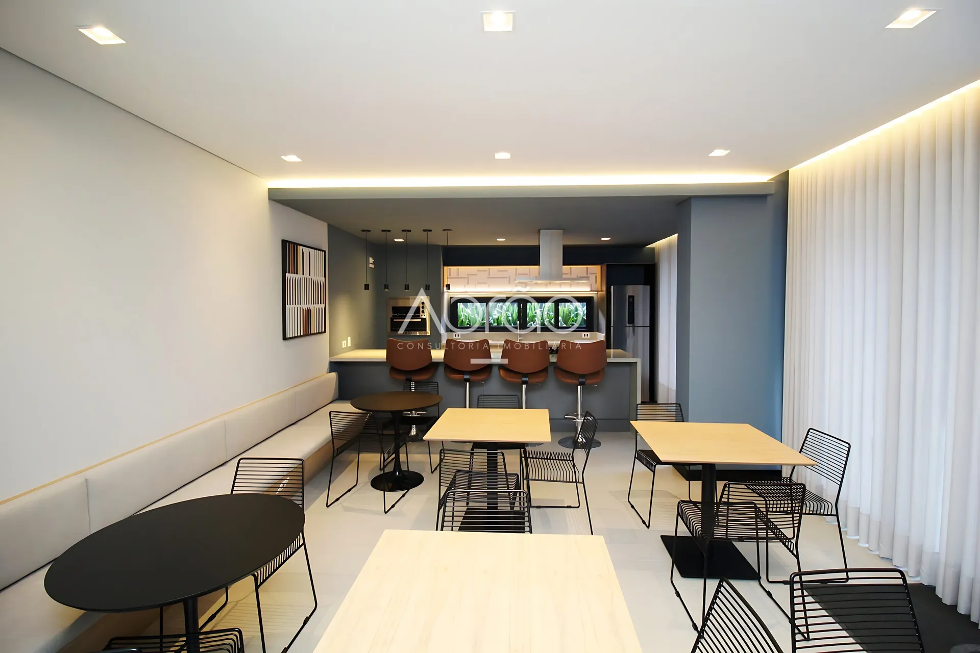 Apartamento mobiliado de 35 m² com sacada envidraçada — photo 39