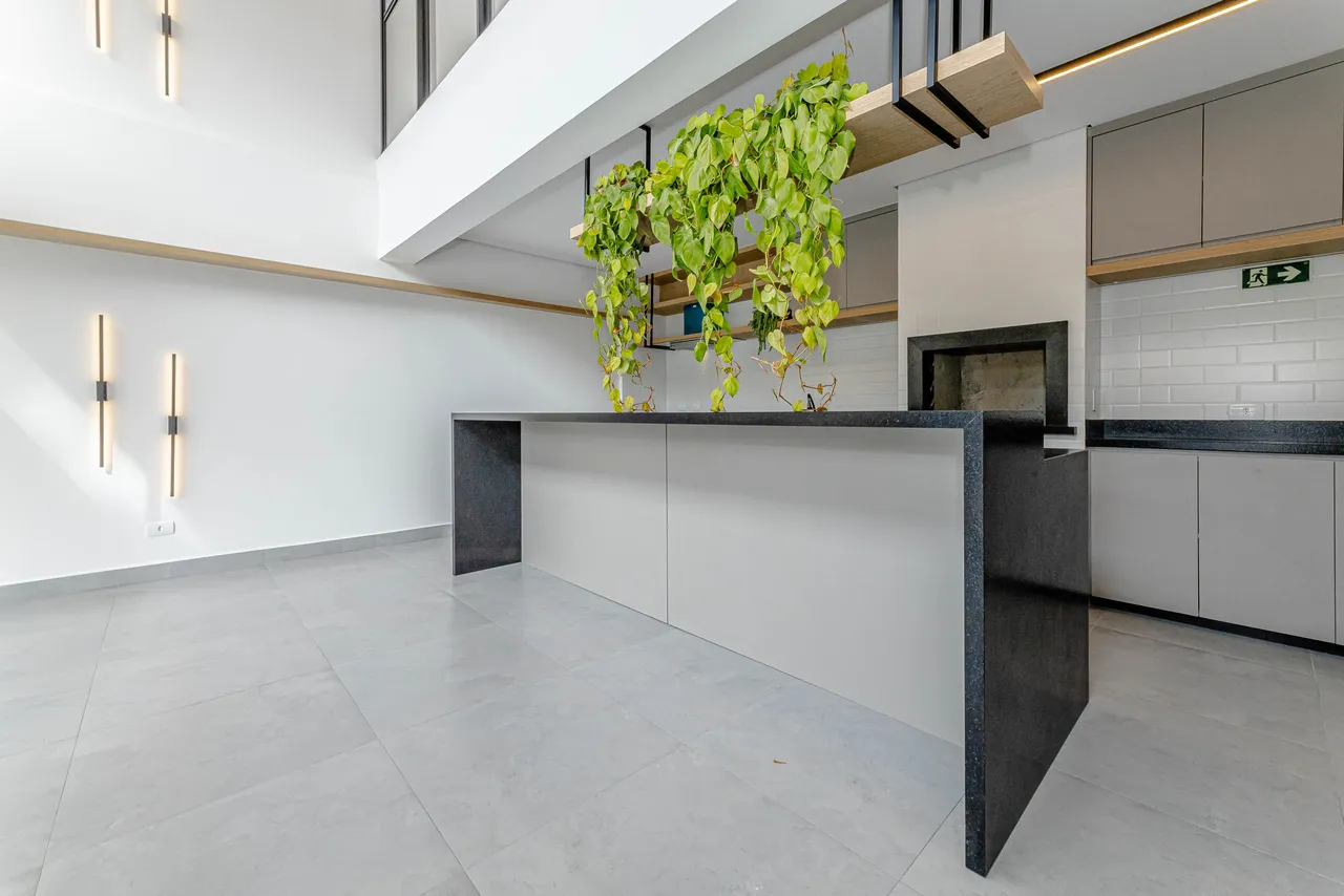 Furnished apartment with open-plan kitchen and balcony — photo 10