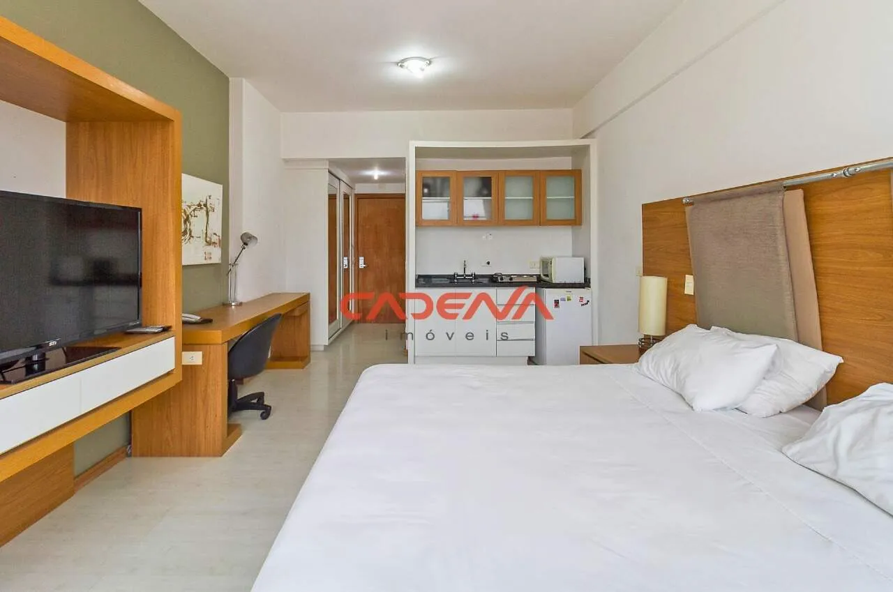 Furnished 29 m² studio with compact kitchen appliances — photo 17