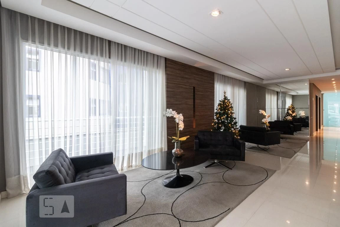 One-bedroom apartment with a washing machine in Curitiba — photo 23