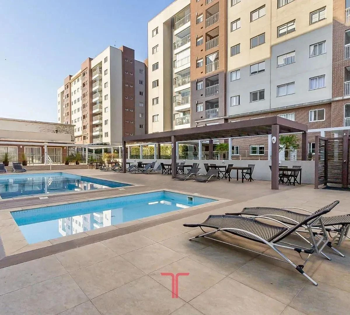 Apartamento de 1 quarto em condomínio com piscina — photo 8