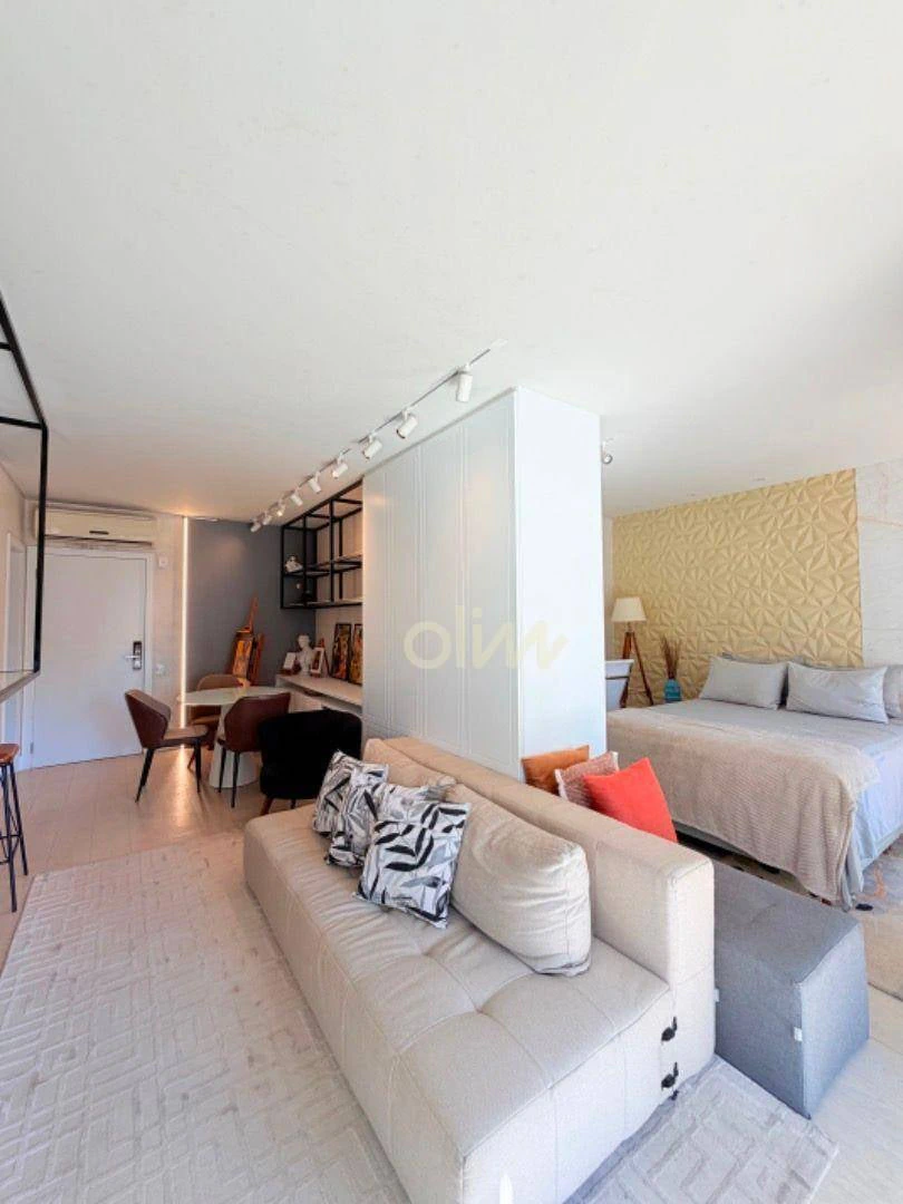 Furnished studio with 1 bedroom and open-plan kitchen 57 m² — photo 5