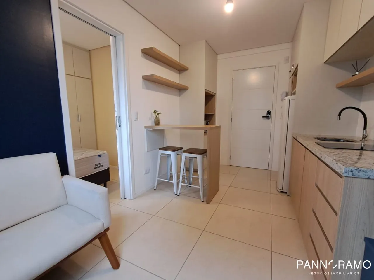Furnished 40 m² apartment with 1 bedroom and 1 bathroom