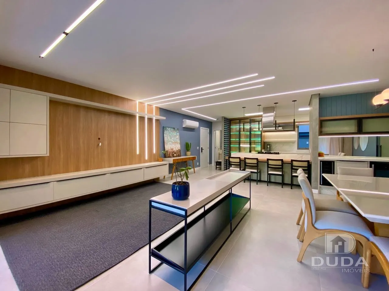 Apartment with 3 bedrooms and an open-plan kitchen