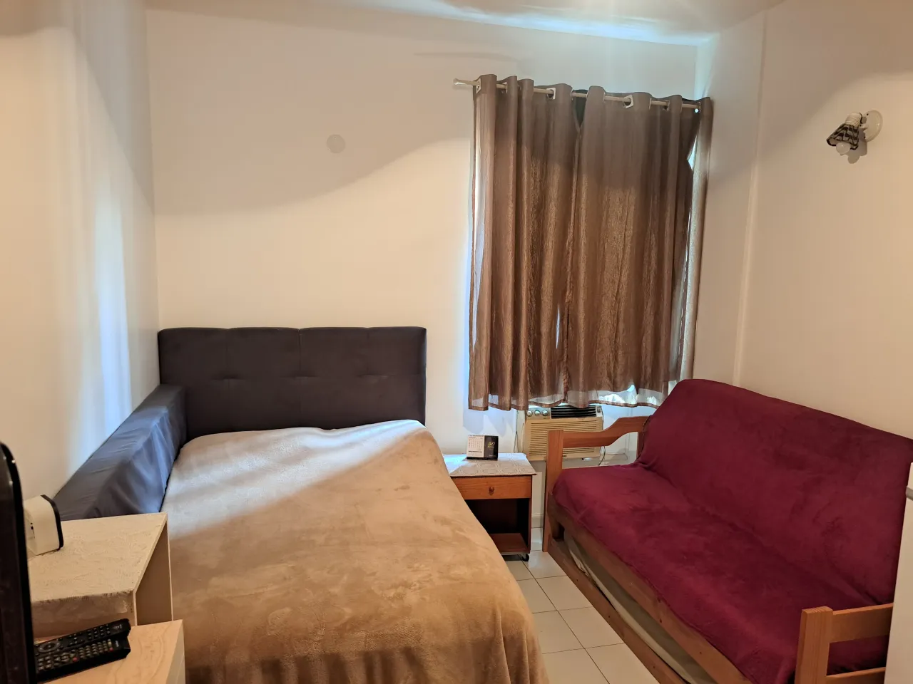 Apartamento amueblado de 1 dormitorio y 1 baño