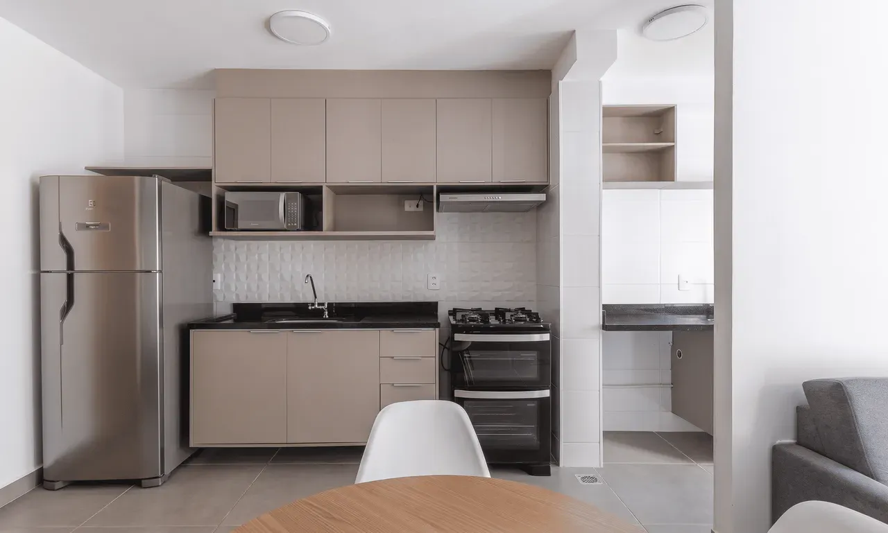 Furnished apartment, 75 m², with a glass-enclosed balcony