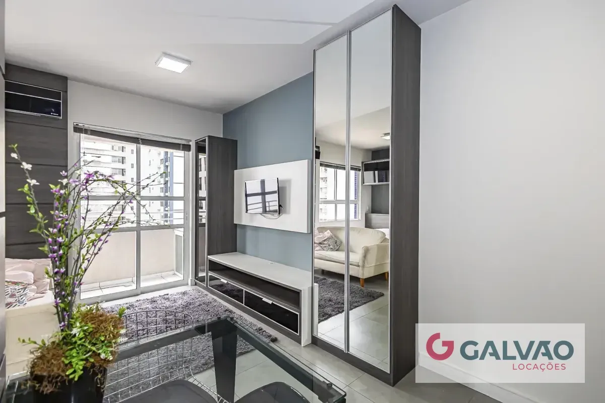 Furnished studio, 34 m², with a washing machine