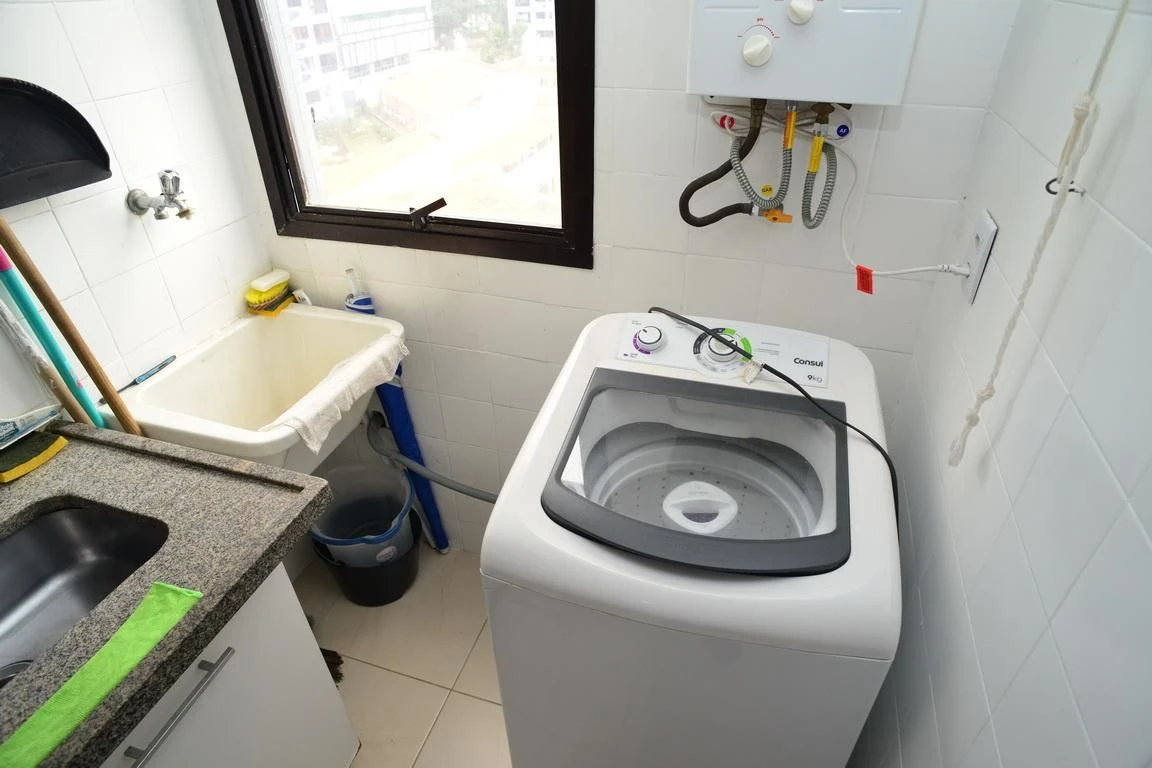 Apartamento mobiliado de 1 quarto com vaga e varanda — photo 15