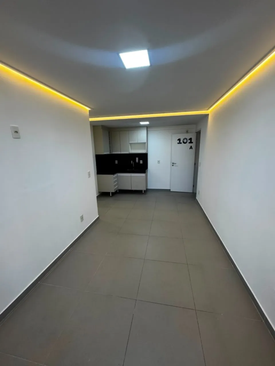 Apartamento com 2 quartos e cozinha americana