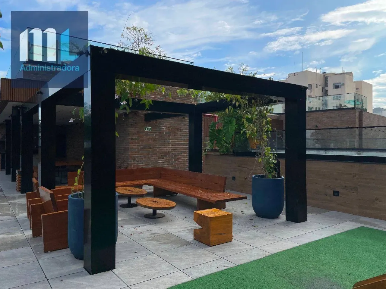 1-bedroom apartment with balcony and built-in grill — photo 3