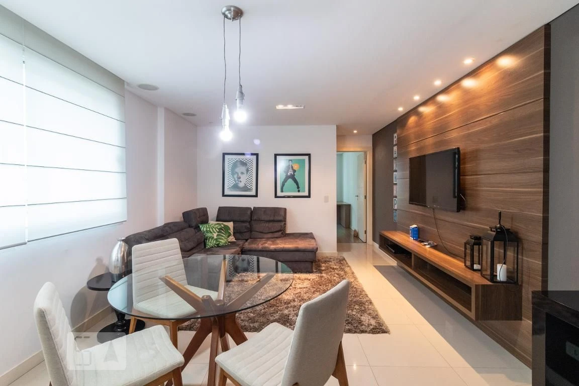 One-bedroom apartment with a washing machine in Curitiba