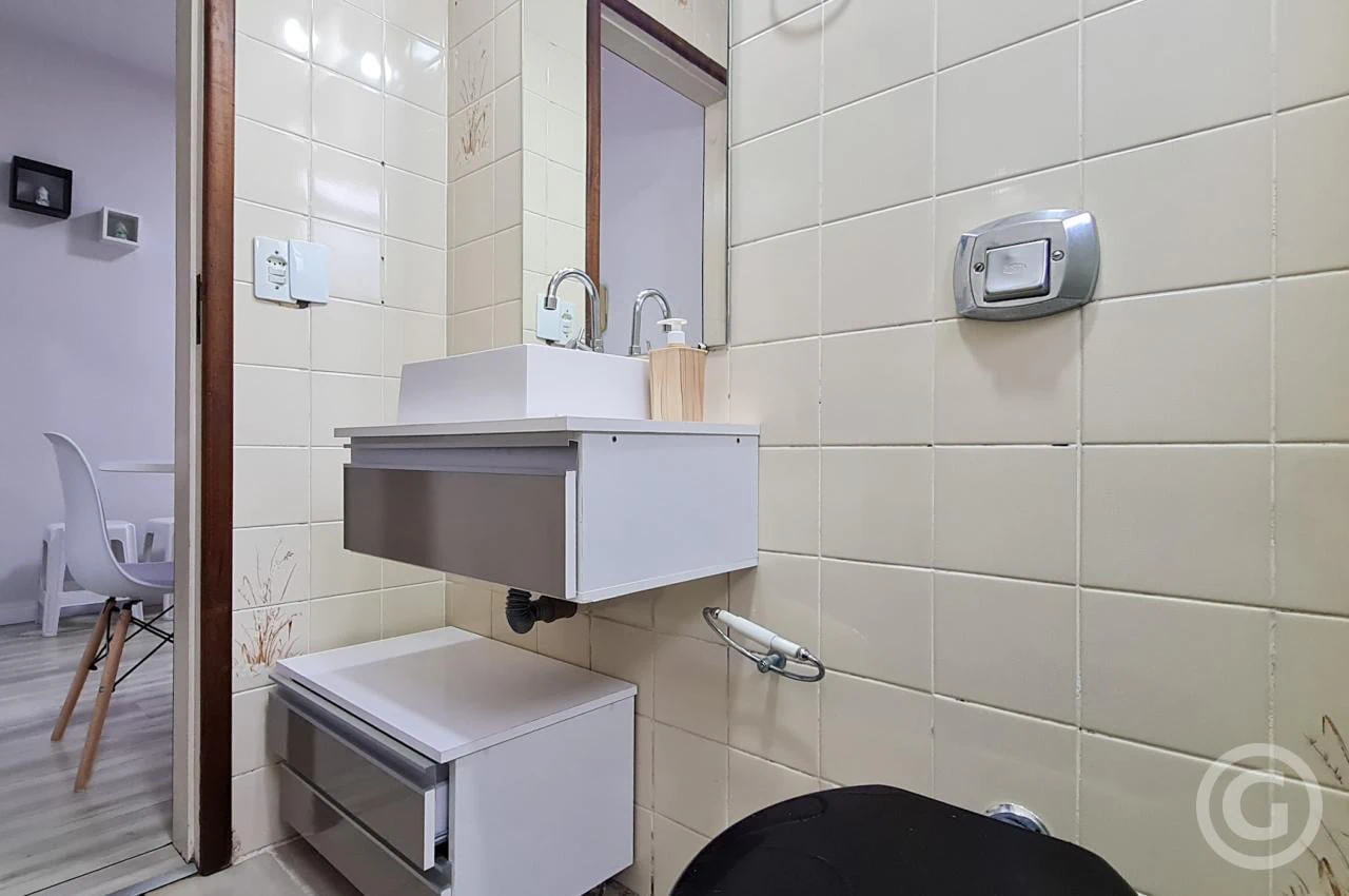 37 m² apartment with 1 bedroom and a glass shower
