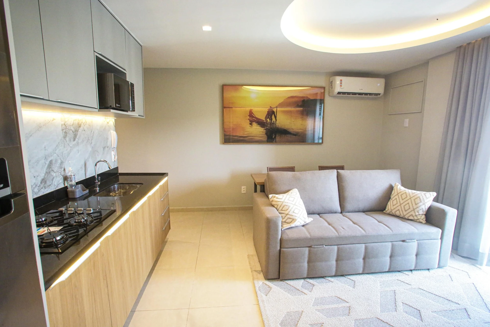 Monoambiente amueblado en edificio con sauna — photo 6