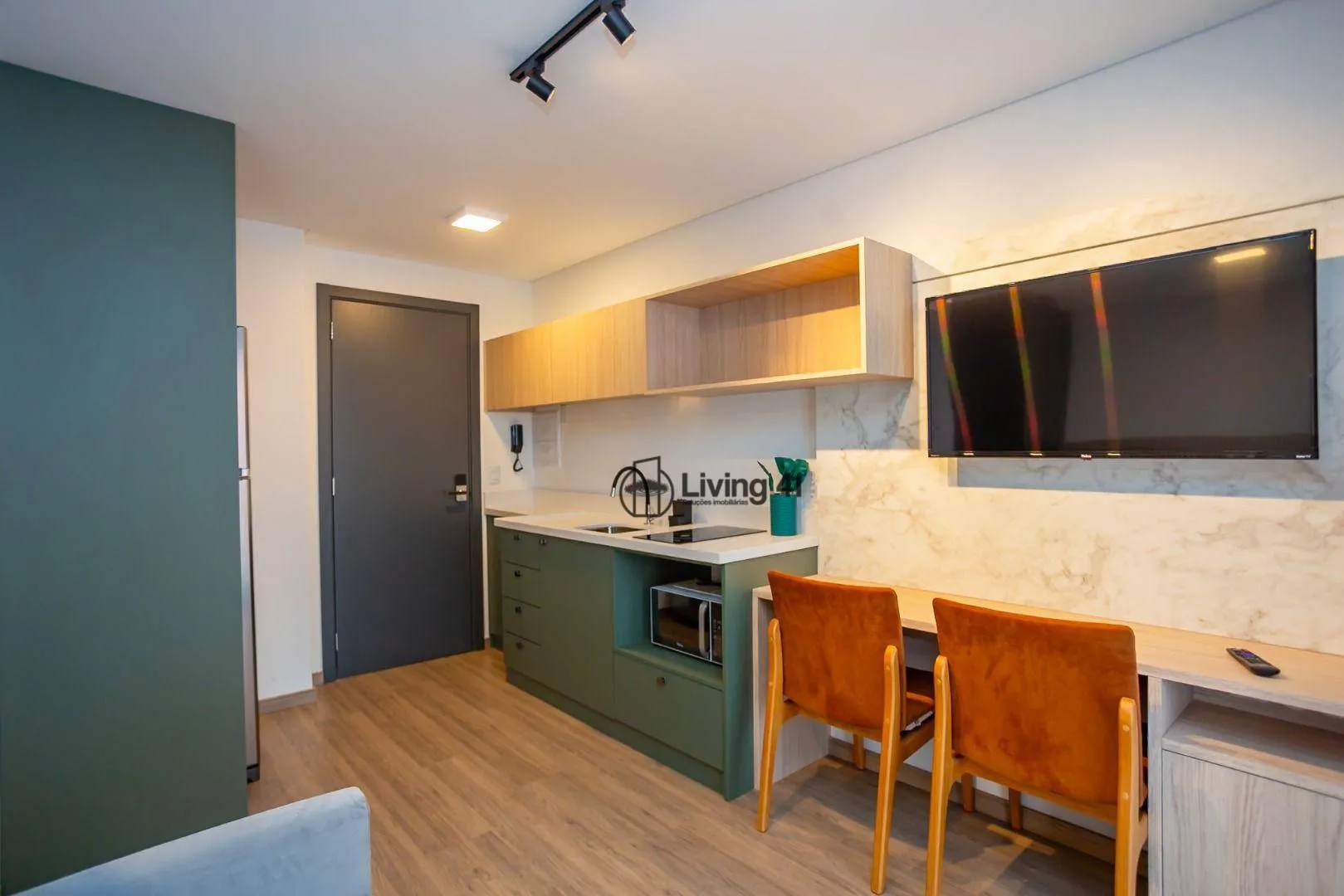 Studio mobiliado de 50 m² com 1 quarto e churrasqueira privativa — photo 8