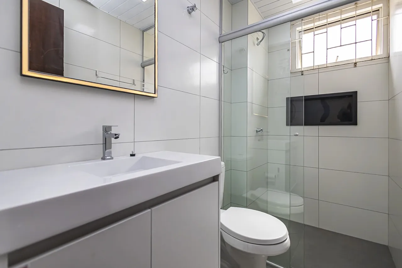 Apartamento de 1 dormitório com cozinha fechada de 60 m²