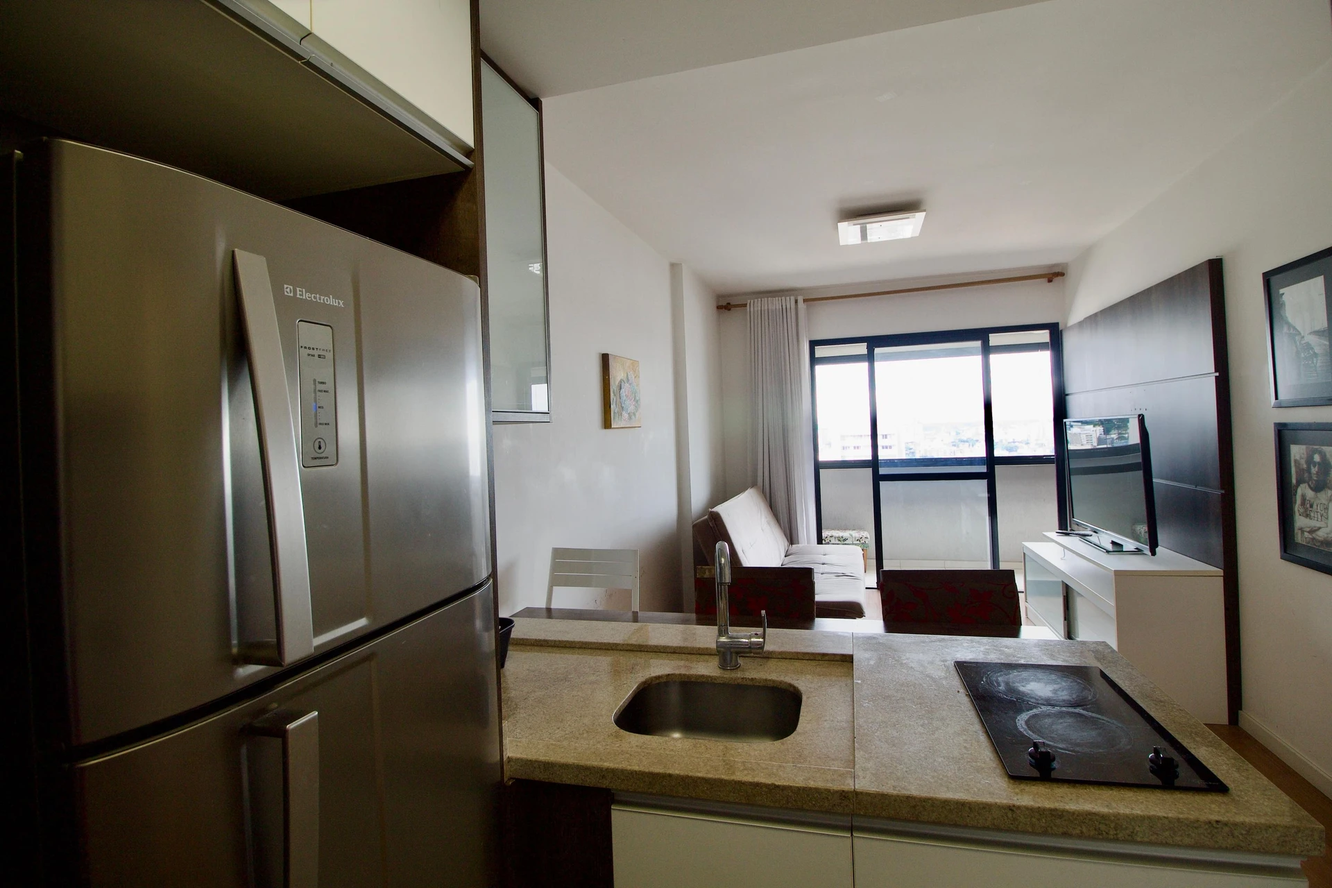 Washing machine in a one-bedroom apartment, 46 m² — photo 23