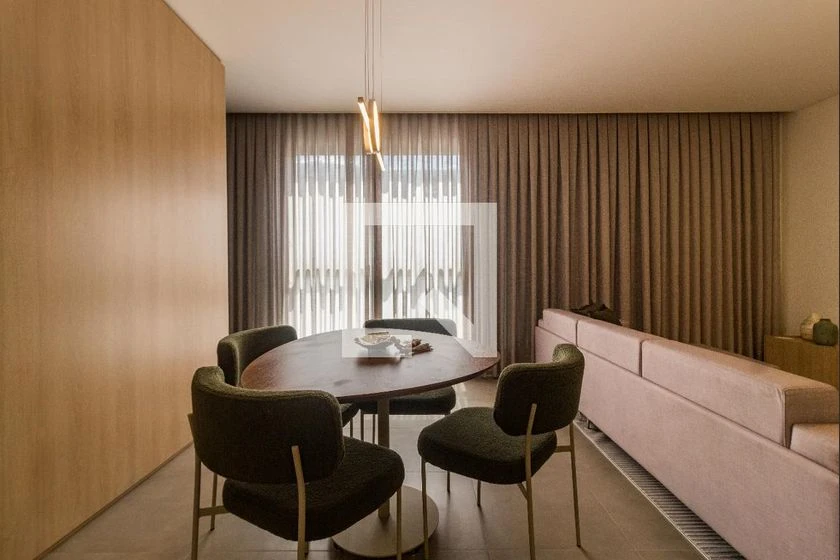 Furnished studio with 1 bedroom and open-plan kitchen — photo 3
