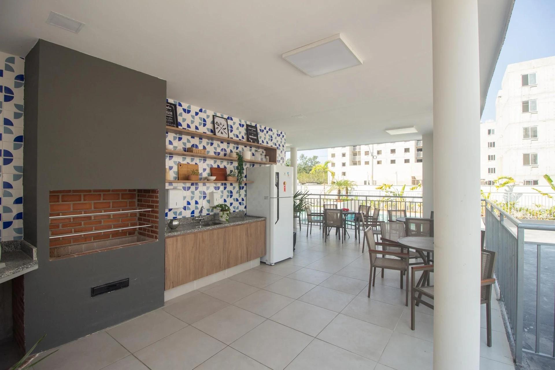 2-bedroom apartment with balcony and shared pool
