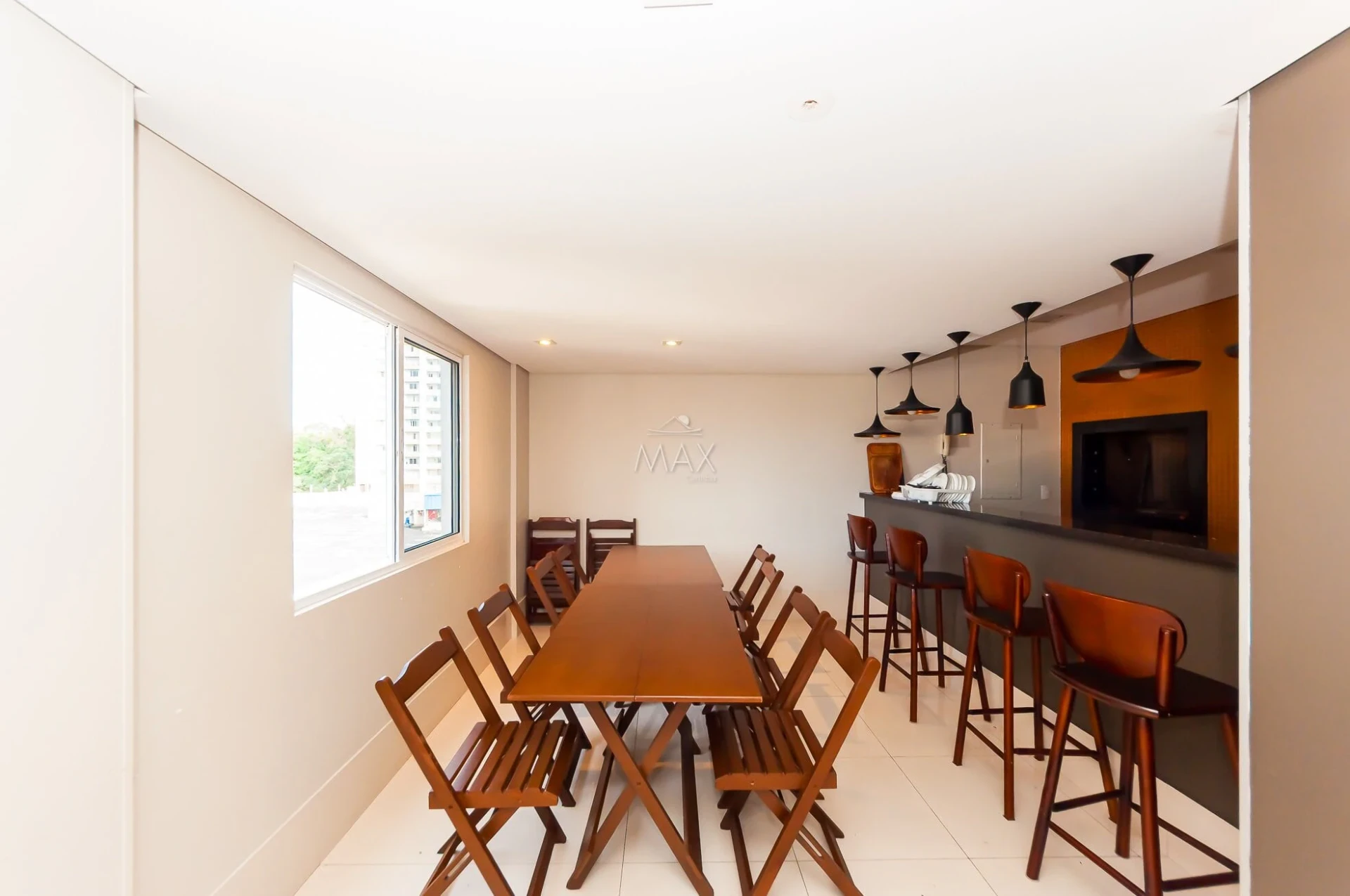 Apartamento mobiliado em condomínio com piscina coberta — photo 22