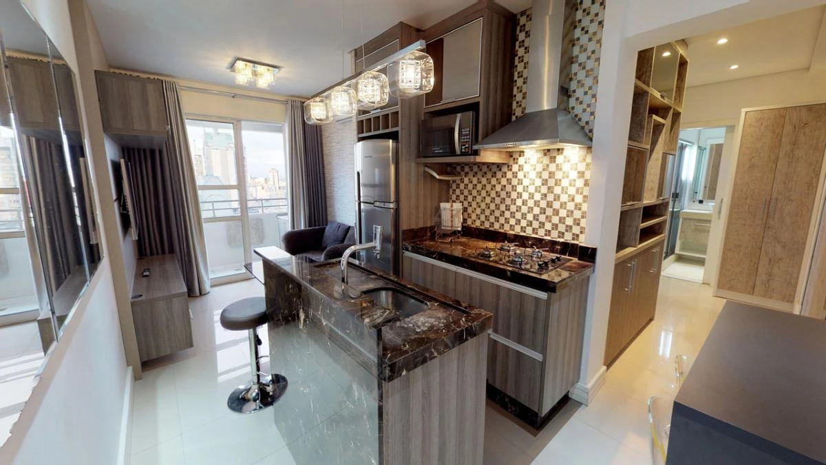48 m² apartment with a home office and a washing machine — photo 23