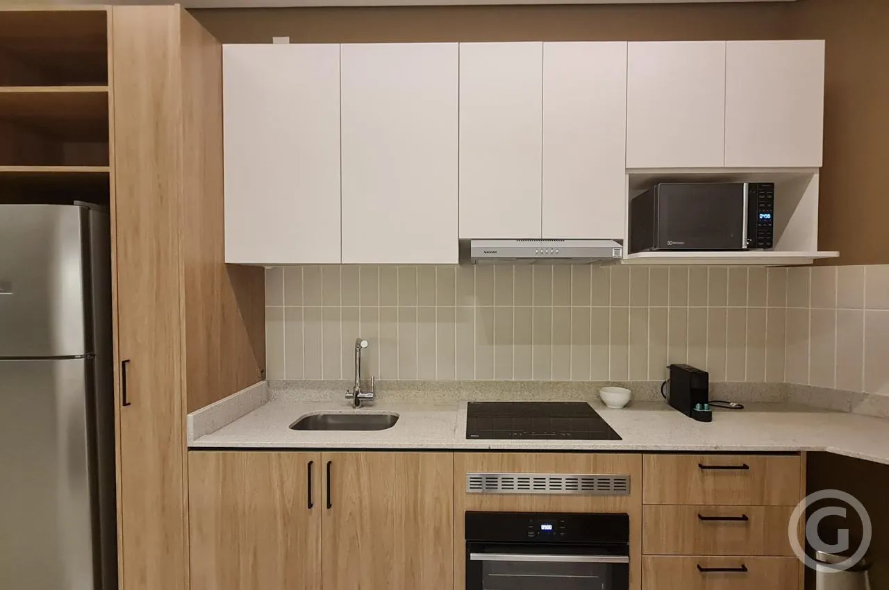 Furnished apartment with 1 en-suite bedroom and 2 baths — photo 12