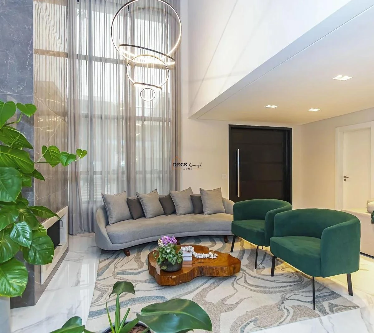Furnished 356 m² house with 3 bedrooms and open-plan kitchen