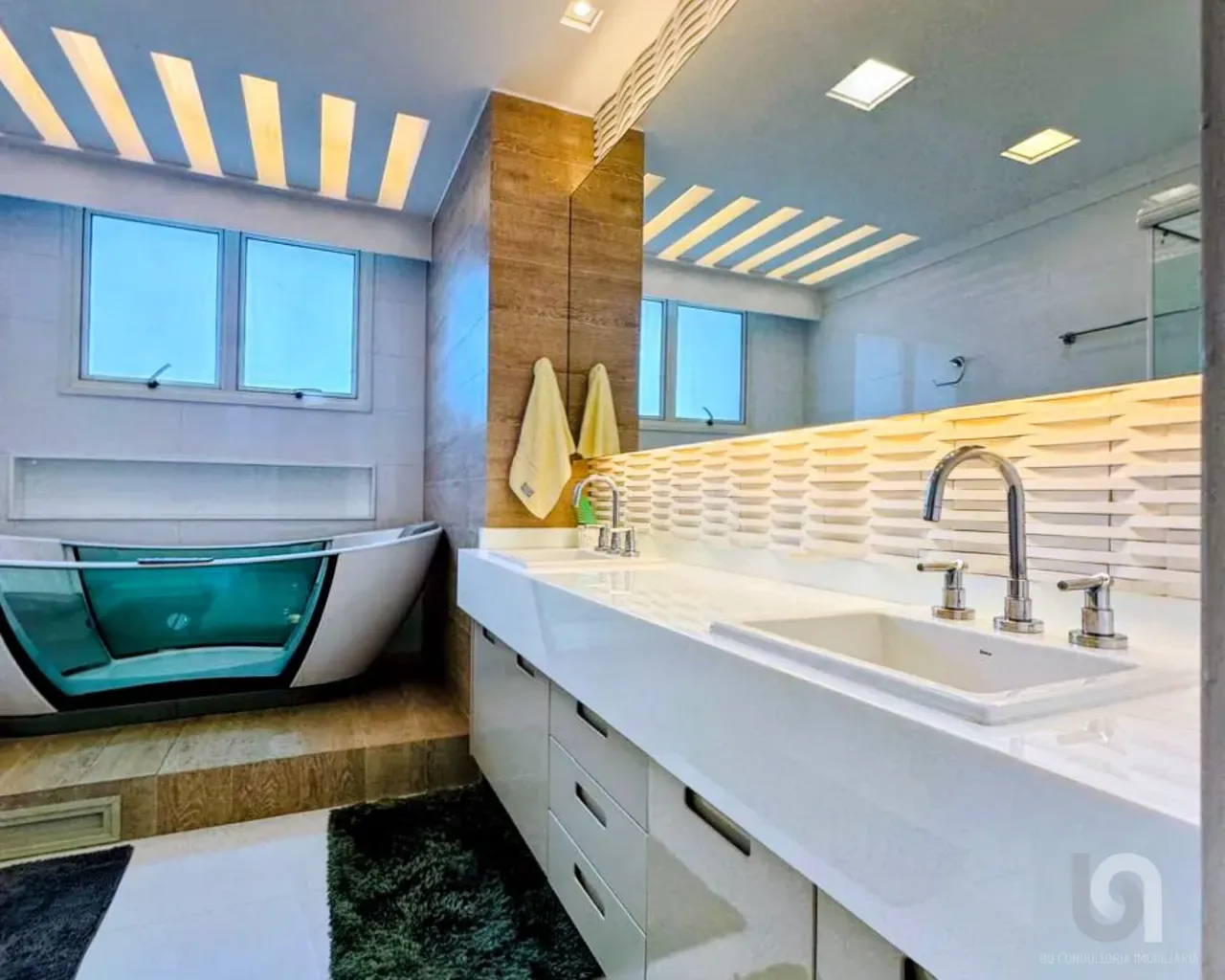 Apartamento de 289 m² com vista para a água e banheira — photo 22