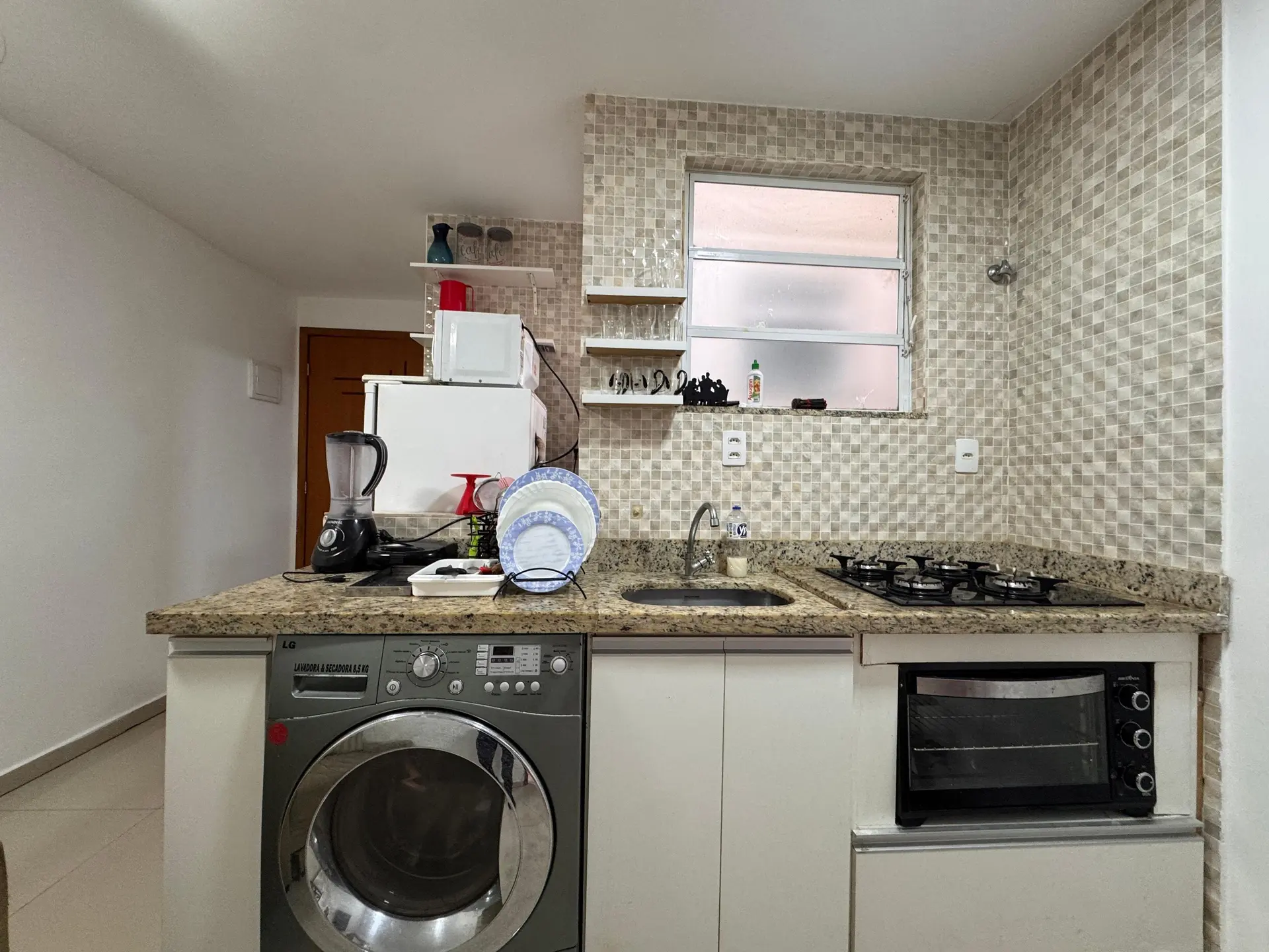 Washing machine in a one-bedroom apartment, 38 m² — photo 18