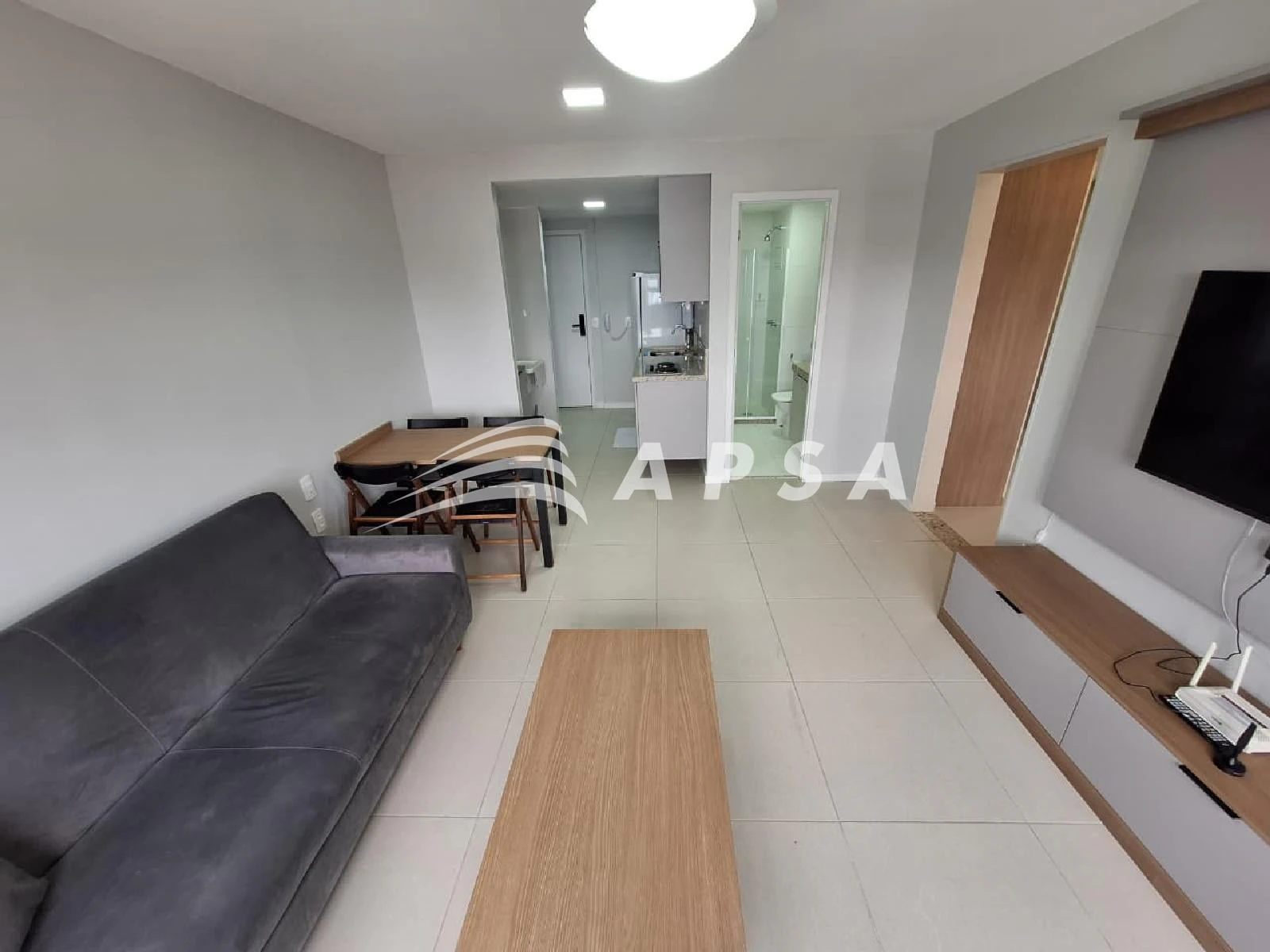 Furnished 1-bedroom apartment with open-plan kitchen 64 m² — photo 18