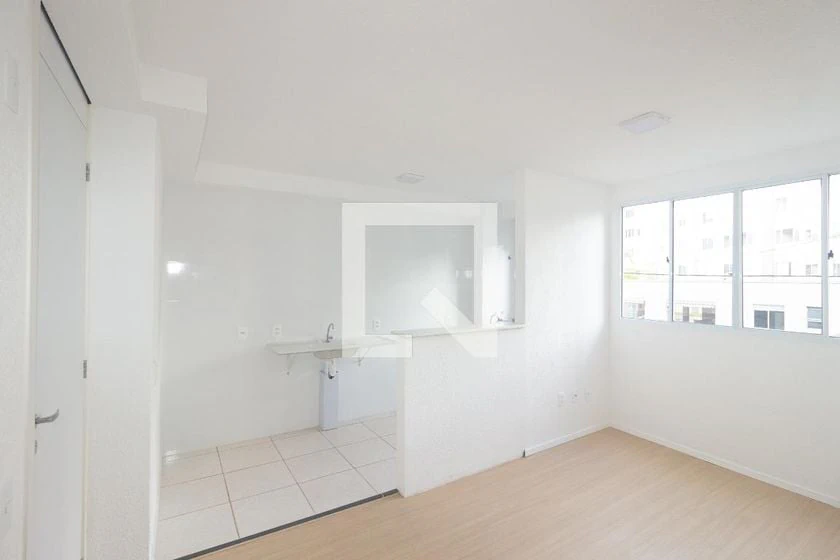 Apartamento com cozinha integrada, 2 quartos e 43 m²