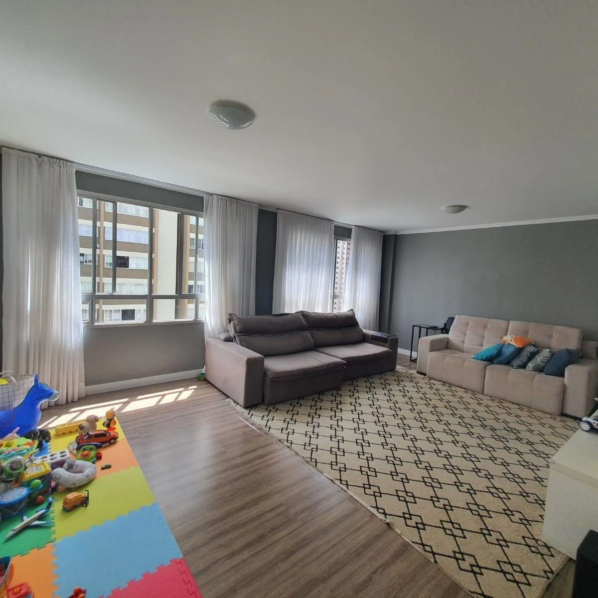 Furnished apartment, 180 m², with a washing machine