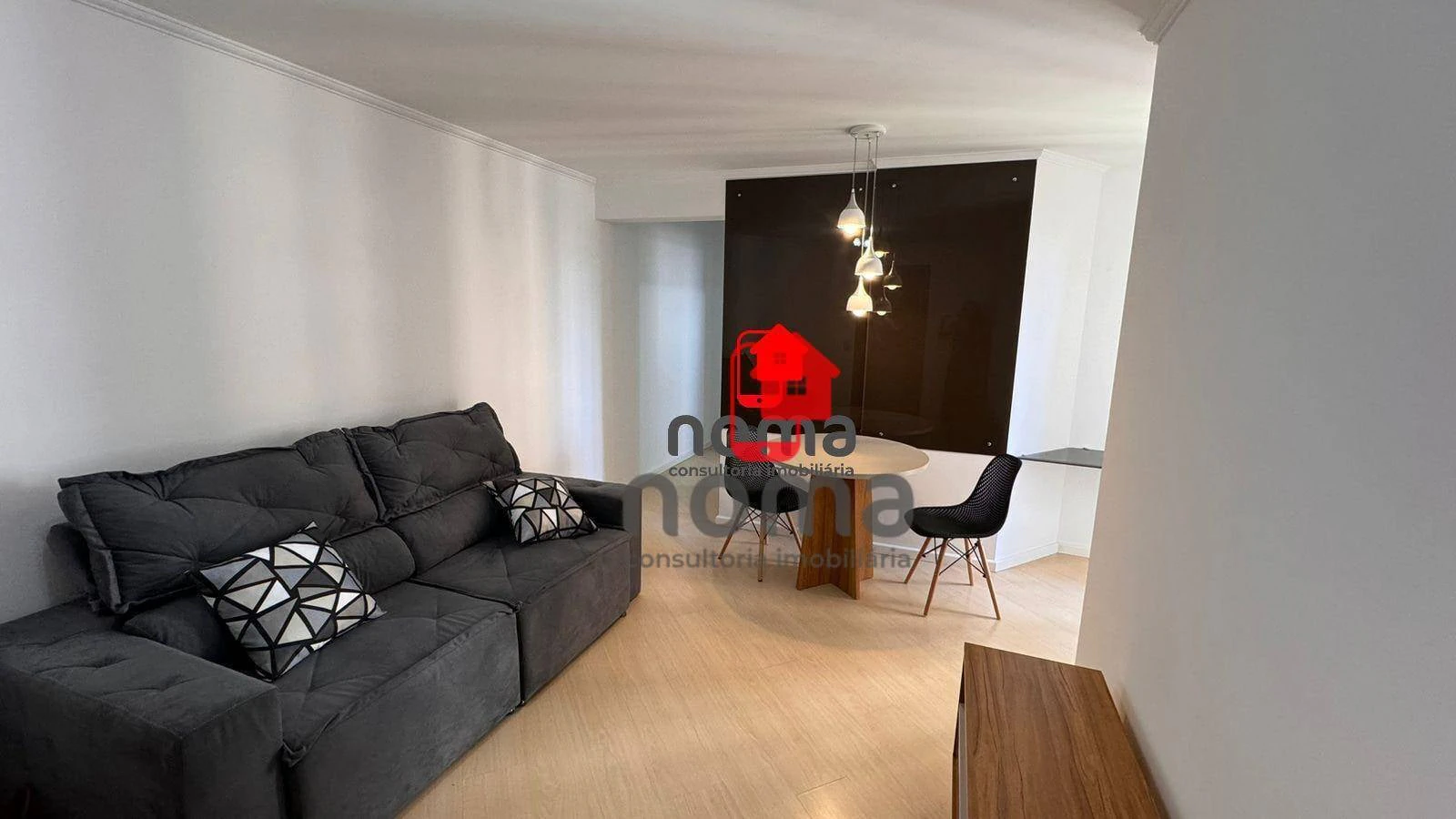 1-bedroom apartment with 1 parking space and 60 m²