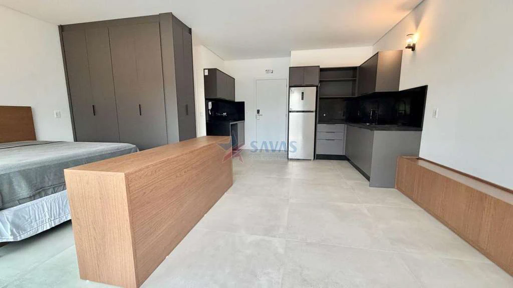 Studio with balcony and 1 parking space for a car