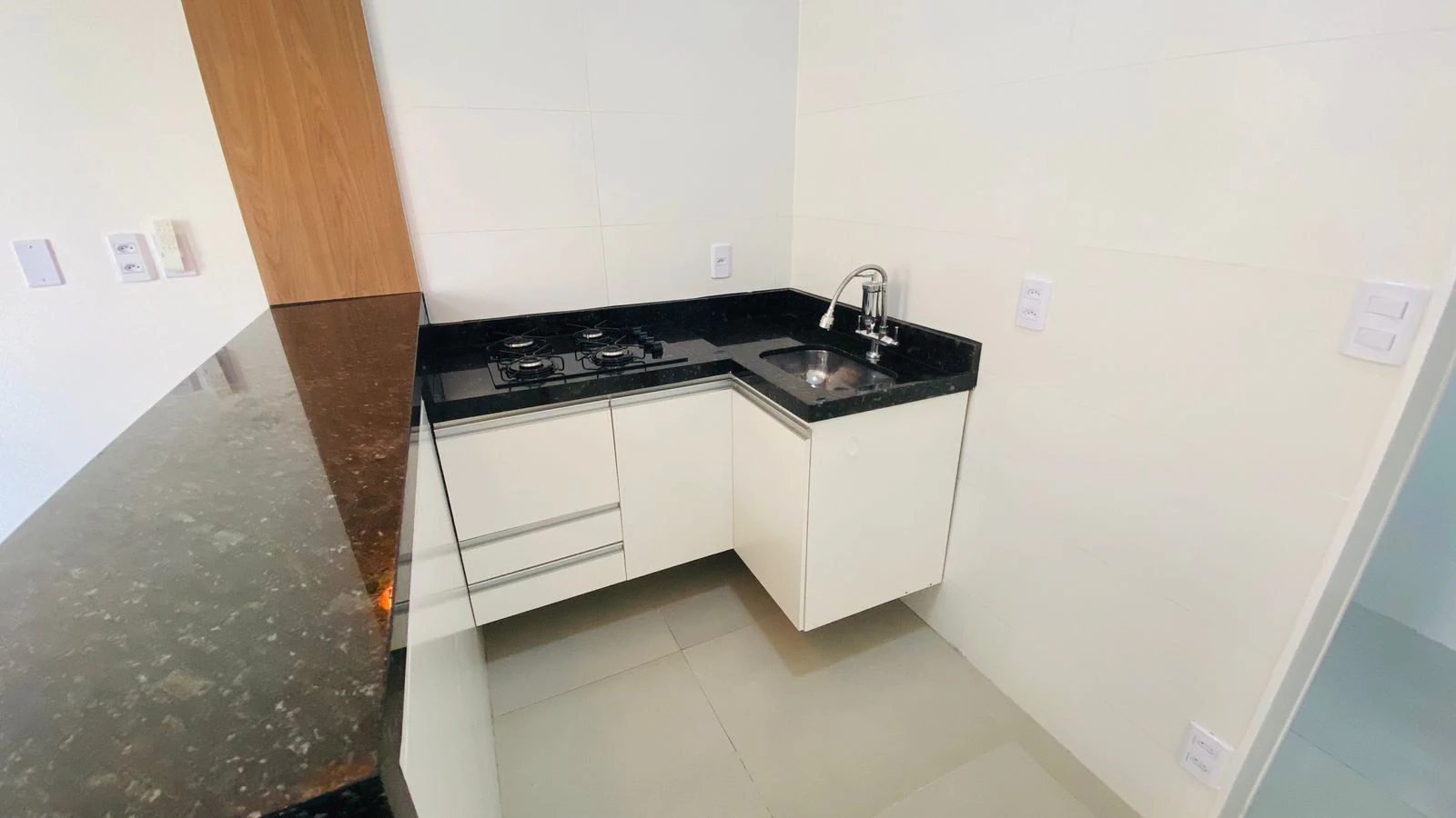 40 m² apartment with 1 bedroom and open kitchen — photo 3