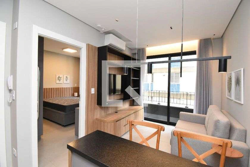 Furnished studio apartment 34 m² with balcony