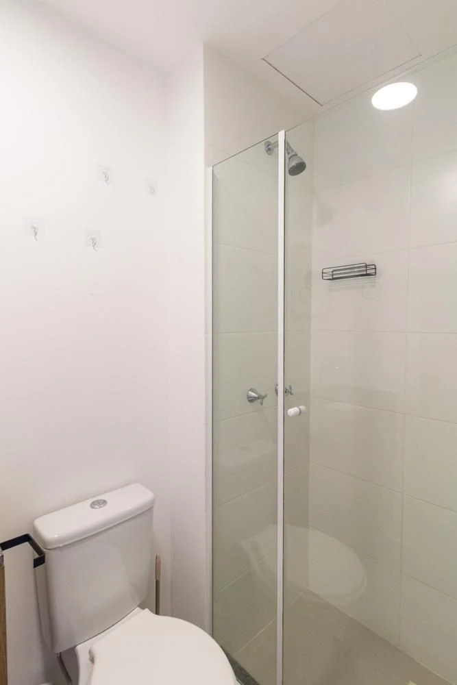 Furnished studio with 1 bedroom and glass balcony — photo 31