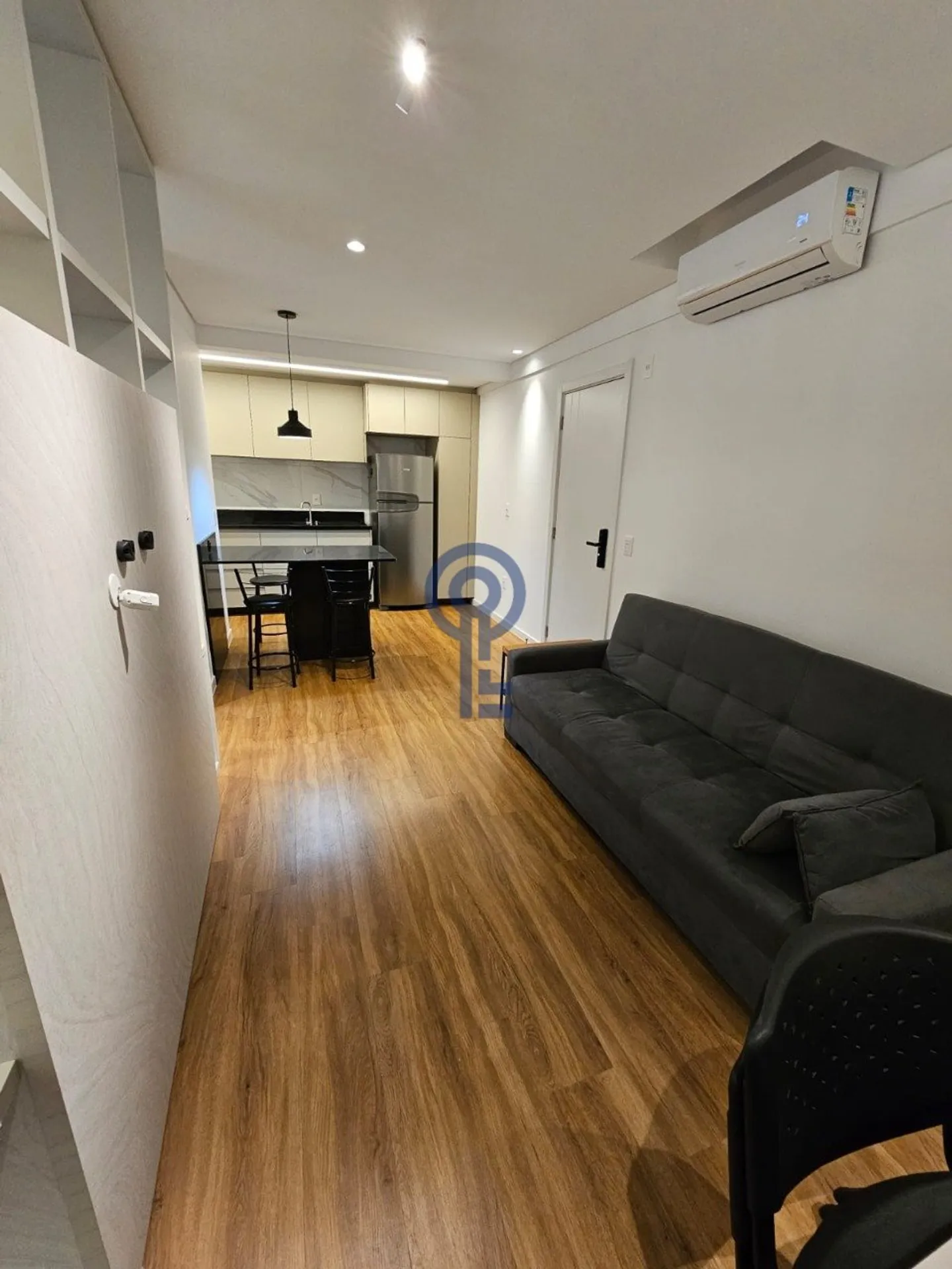 Furnished 45 m² studio on the 2nd floor