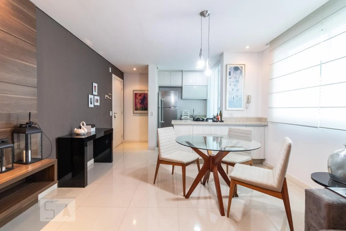 One-bedroom apartment with a washing machine in Curitiba — photo 28