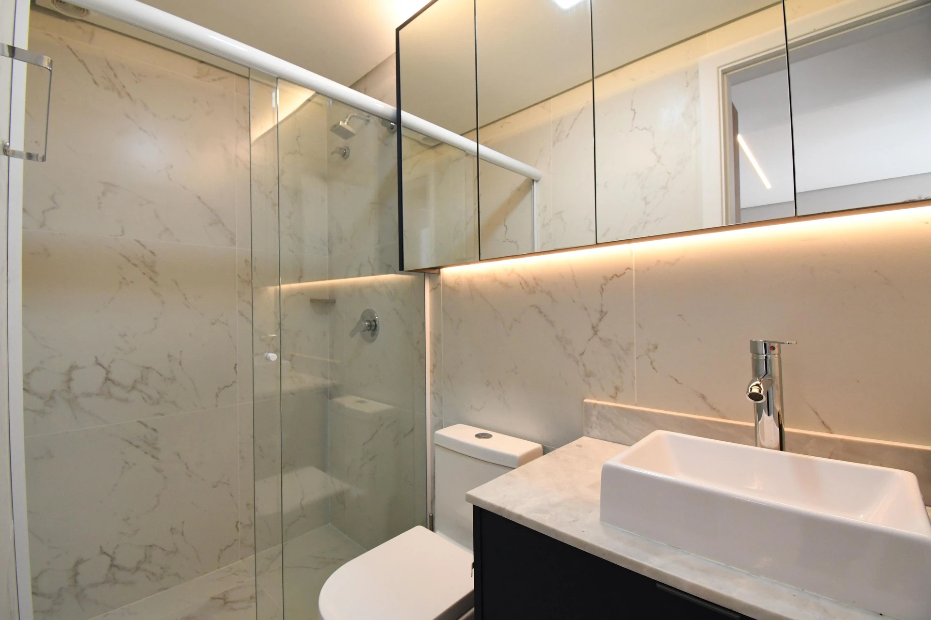 Furnished apartment, 47 m², with a washing machine — photo 14
