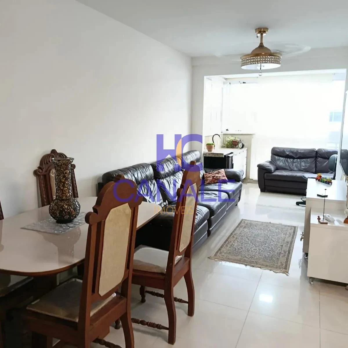 Rental apartment with 3 bedrooms and enclosed balcony — photo 12