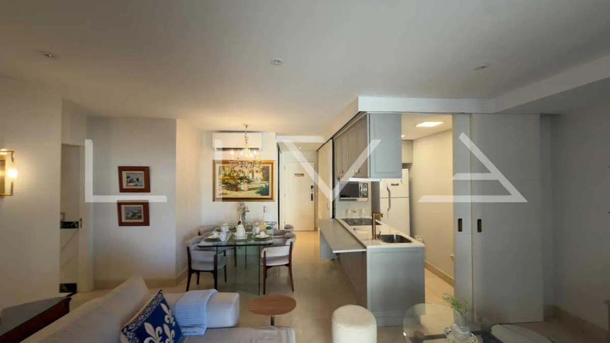 Furnished apartment, 80 m², with a washing machine — photo 20