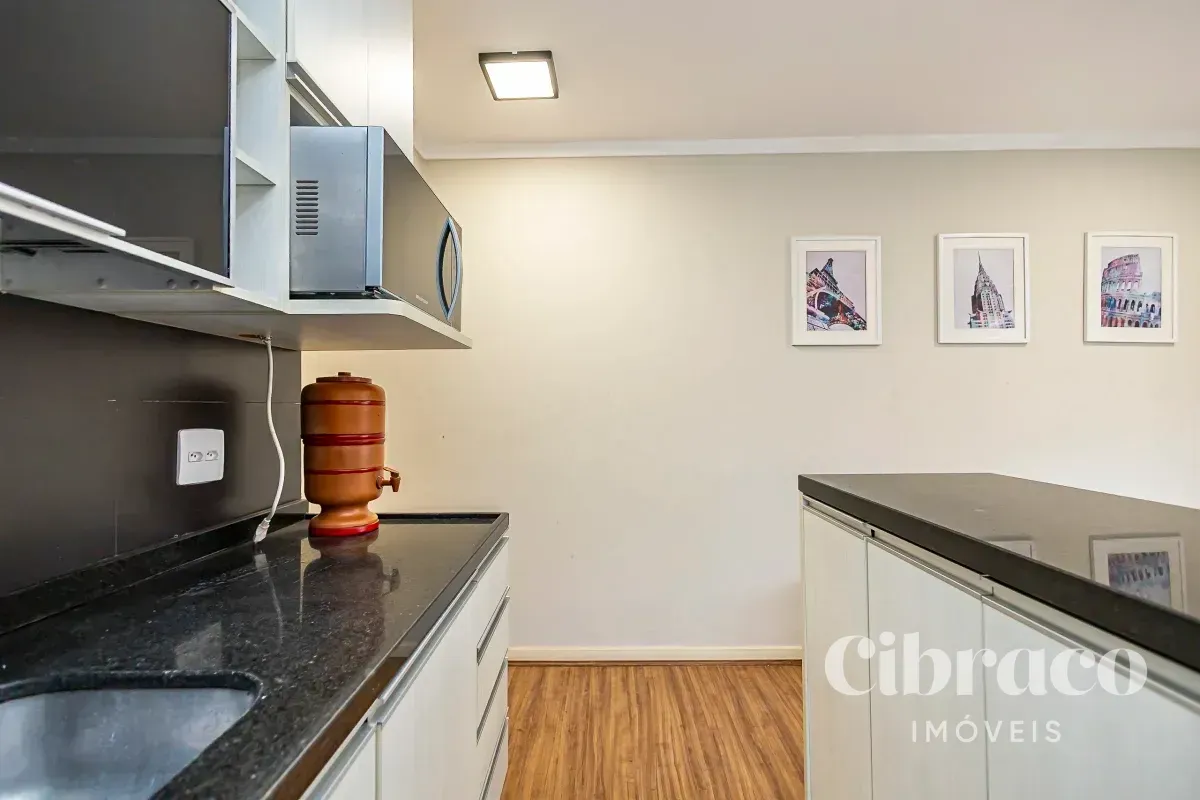 One-bedroom apartment with a washing machine in Curitiba — photo 4