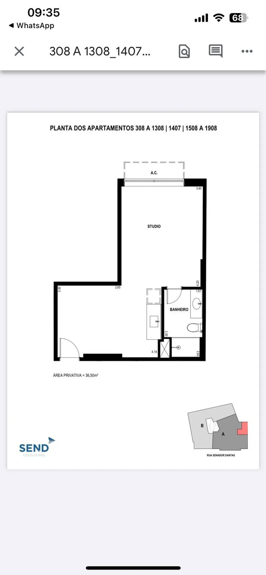 Apartamento de 1 quarto em condomínio com coworking — photo 37