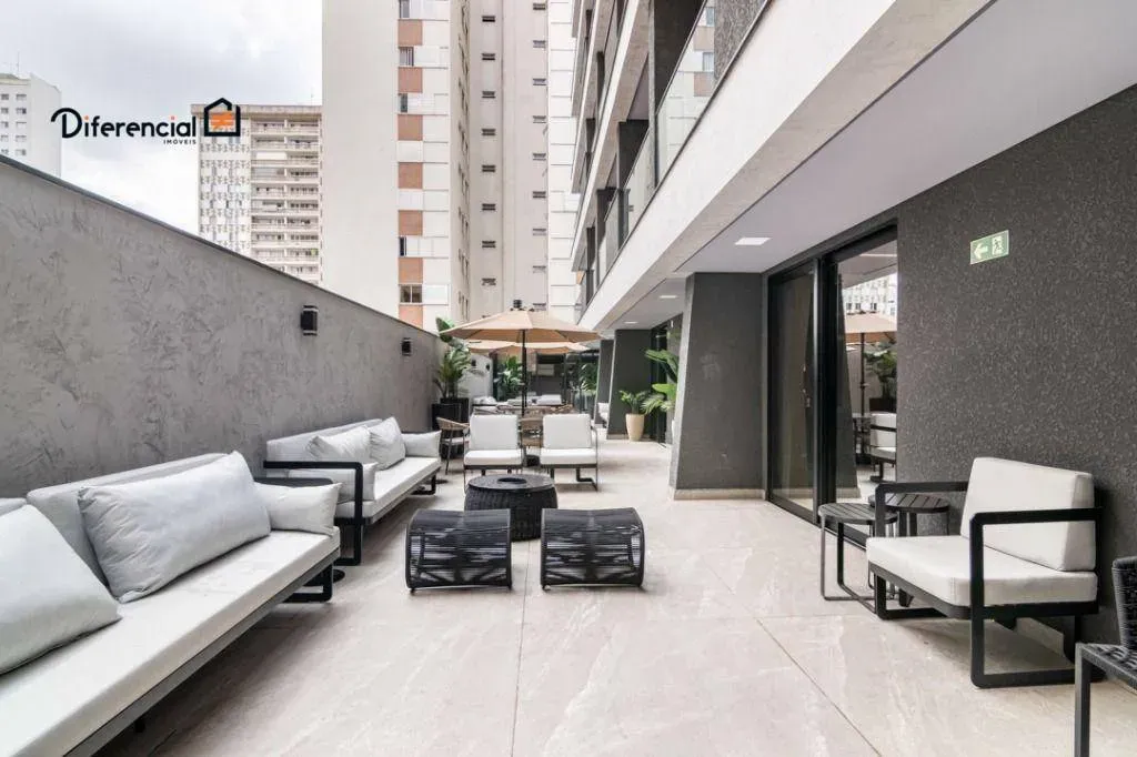 26 m² studio with 1 bedroom, balcony and parking — photo 23