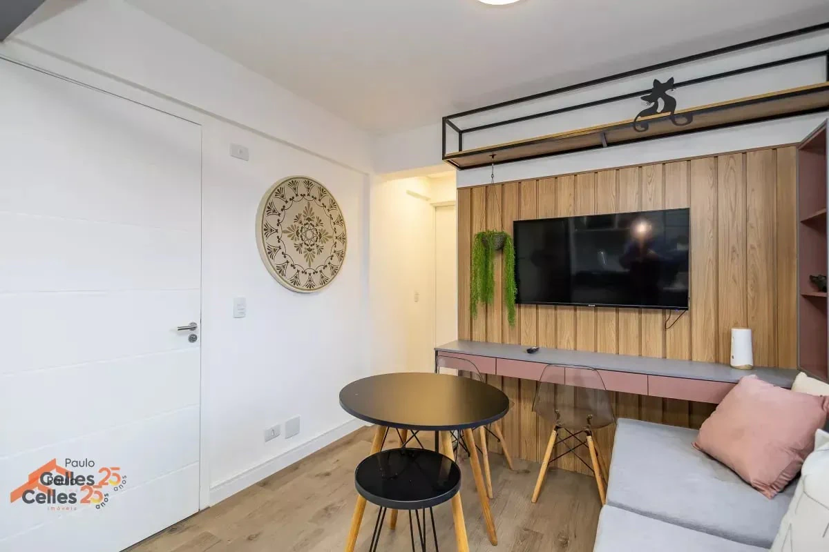 Home office in a one-bedroom apartment, 24 m²