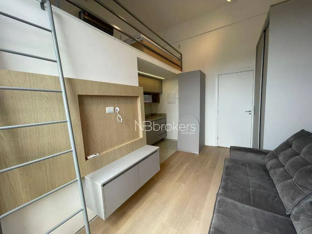 Estudio con 1 dormitorio y balcón con parrilla — photo 3