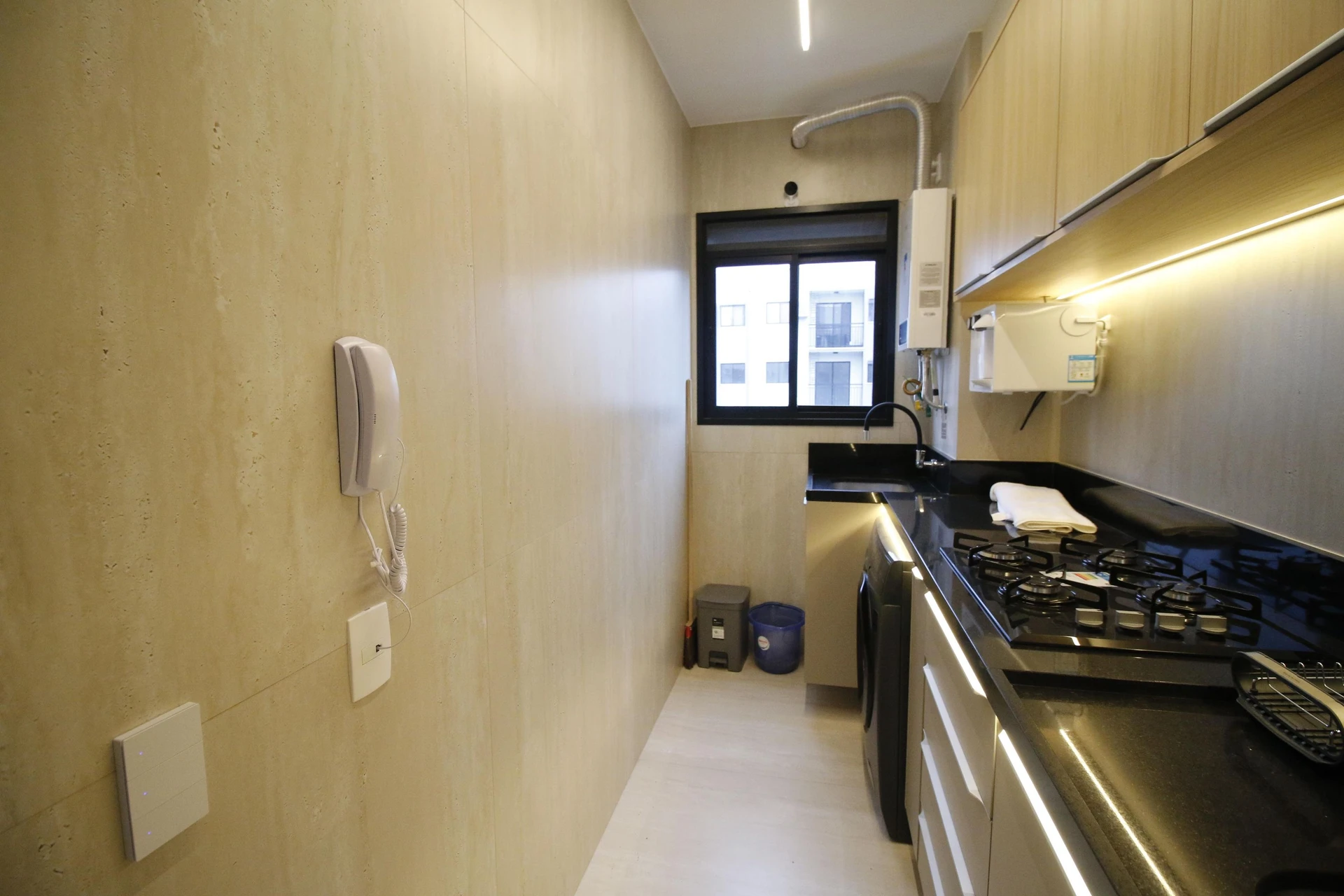 Washing machine in a 2-bedroom apartment, 41 m² — photo 23